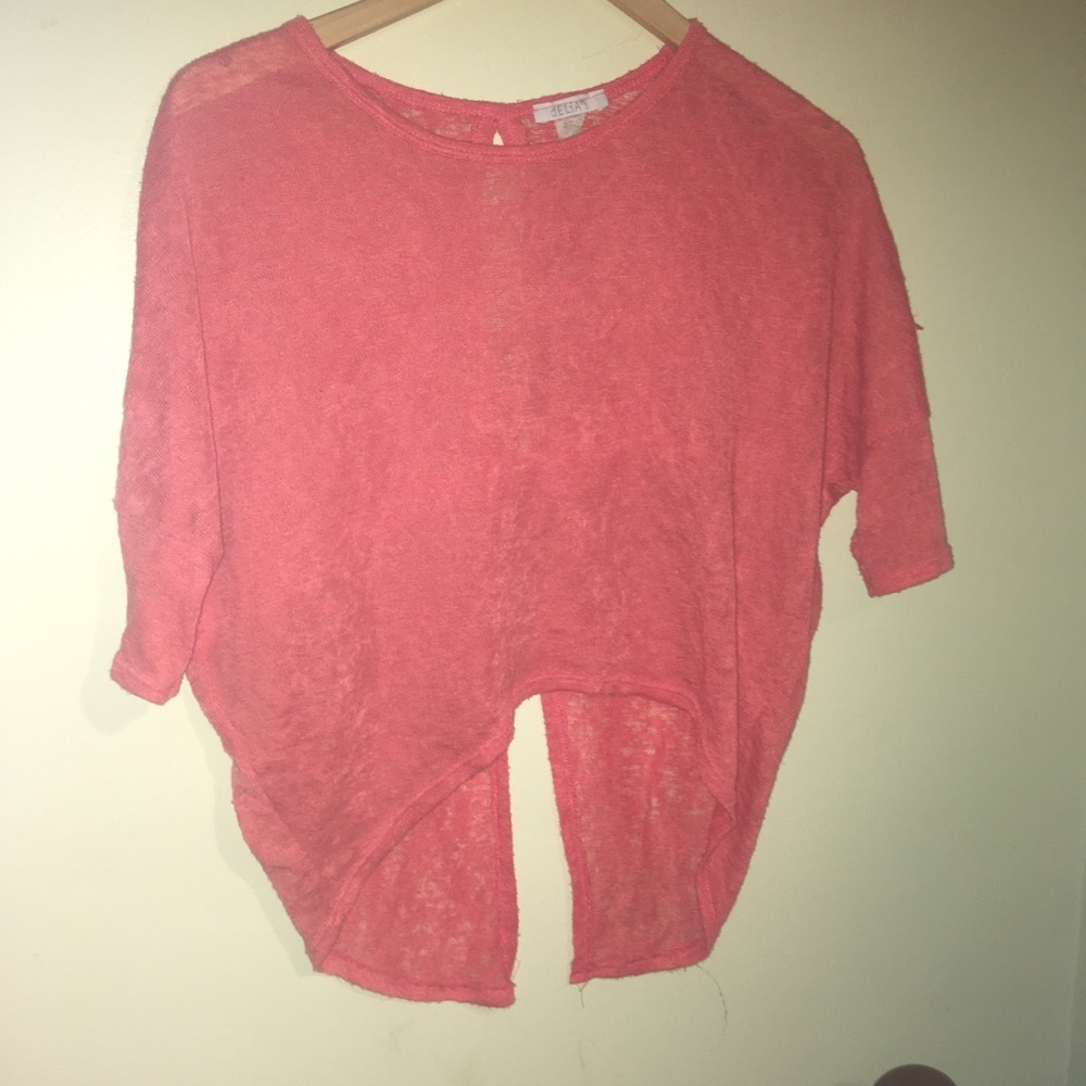 Summer open back shirt